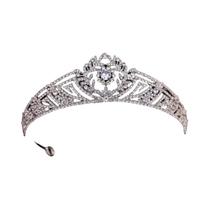Tiara De Cristal Prateada Coroa Faixa De Cabelo Para Mulheres Acessórios De Cabelo Para Festas Tiara De Cristal Prateada Coroa Faixa De Cabelo Para Mulheres Acessórios De Cabelo Para Festas
