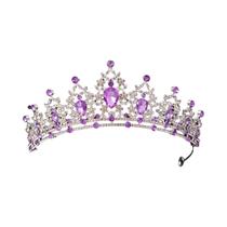 Tiara De Cristal Prateada Para Noivas Coroa De Cabelo Diadema Acessórios Para Cabelo Tiara De Cristal Prateada Para Noivas Coroa De Cabelo Diadema Acessórios Para Cabelo