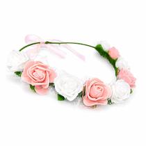 Tiara de Flor em EVA Pacote com 12 Unidades Festa Fantasia