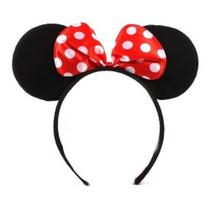 Tiara de Luxo Minnie de Eva c/ Detalhe em Tecido (YDH)