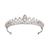 Tiara De Noiva Barroca Com Cristais De Strass Para Mulheres, Joia De Cabelo Para Casamento, Presente