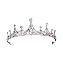 Tiara De Noiva Barroca Com Cristais De Strass Para Mulheres, Joia De Cabelo Para Casamento, Presente Tiara De Noiva Barroca Com Cristais De Strass Para Mulheres, Joia De Cabelo Para Casamento, Presente