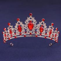 Tiara de Noiva com Cristais Prateados - Acessório de Cabelo para Casamento