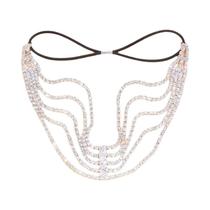 Tiara De Noiva Com Strass Para Mulheres, Faixa De Cabelo De Cristal, Joias De Moda, Presentes