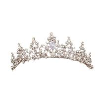 Tiara De Noiva Prateada, Coroa De Cabelo, Acessórios De Cabelo Para Mulheres Tiara De Noiva Prateada, Coroa De Cabelo, Acessórios De Cabelo Para Mulheres