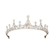 Tiara De Noiva Prateada, Coroa De Cabelo, Acessórios De Cabelo Para Mulheres Tiara De Noiva Prateada, Coroa De Cabelo, Acessórios De Cabelo Para Mulheres