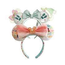 Tiara De Orelhas De Mickey Mouse Para Meninas Com Lantejoulas E Cores Sólidas Para Cosplay De