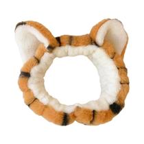 Tiara De Pelúcia De Tigre Adorável, Faixa De Cabelo De Desenho Animado Fofo Para Lavar O Rosto E Tiara De Pelúcia De Tigre Adorável, Faixa De Cabelo De Desenho Animado Fofo Para Lavar O Rosto E