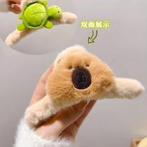 Tiara De Pelúcia Macia E Engraçada Em Forma De Crânio De Capivara Para Mulheres, Faixa De Cabelo