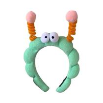 Tiara De Pelúcia Nuvem Olhos Grandes, Presilha De Cabelo Divertida Com Haste Torcida, Acessórios De