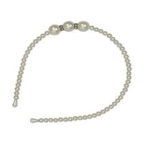 Tiara de Pérolas com Cristais - Big Bless