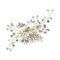 Tiara De Pérolas E Cristais Feita À Mão Para Mulheres, Ornamento De Cabelo Para Casamento Tiara De Pérolas E Cristais Feita À Mão Para Mulheres, Ornamento De Cabelo Para Casamento