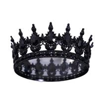 Tiara De Princesa Barroca De Cristal, Coroa Completa, Tiara De Rei, Acessório De Joias Para Cabelo