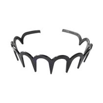Tiara De Resina Marrom Com Dentes Em Forma De Onda Para Mulheres, Acessórios De Cabelo Com Pente Em Tiara De Resina Marrom Com Dentes Em Forma De Onda Para Mulheres, Acessórios De Cabelo Com Pente Em