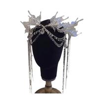Tiara De Sereia Pequena Com Franjas, Coroa De Cabelo De Princesa, Acessório De Cabelo Para Vestido Tiara De Sereia Pequena Com Franjas, Coroa De Cabelo De Princesa, Acessório De Cabelo Para Vestido