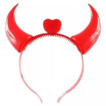 Tiara Diabinha com Led Pisca Vermelho