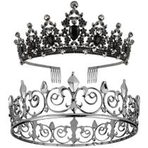 Tiara e coroa AOPRIE King & Queen Artemis para mulheres e homens Tiara e coroa AOPRIE King & Queen Artemis para mulheres e homens