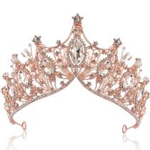 Tiara e coroa em ouro rosa COCIDE para mulheres