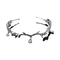 Tiara Elegante De Elfo Com Corações E Sobrancelhas Em Formato De Coração, Faixa De Cabelo Étnica Tiara Elegante De Elfo Com Corações E Sobrancelhas Em Formato De Coração, Faixa De Cabelo Étnica