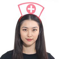 Tiara Enfermeira Com Cruz Vermelha Acessório Para Fantasia