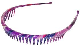 Tiara Especial Estampada Com Dentes Para Cabelos - 01 Ou 12 Unidades