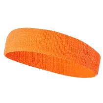 Tiara esportiva elástica alta absorvente de suor