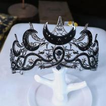 Tiara Gótica De Lua E Estrela Para Mulheres, Acessório Vintage Para Casamento E Festa, Coroa De Tiara Gótica De Lua E Estrela Para Mulheres, Acessório Vintage Para Casamento E Festa, Coroa De