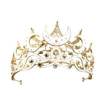 Tiara Gótica Lua Negra Para Mulheres, Coroa De Rainha Sombria, Adereço De Cabeça Estrela Celestial, Tiara Gótica Lua Negra Para Mulheres, Coroa De Rainha Sombria, Adereço De Cabeça Estrela Celestial,