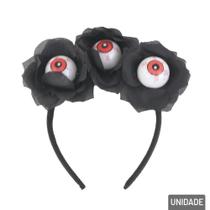 Tiara Halloween com Mini Olhos - Tudo em Caixa