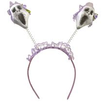 Tiara Infantil com 2 Fantasmas Assustador pro Dia do Cabelo Maluco Divertido