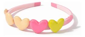 Tiara Infantil Coração Colorido Acrílico Delicada Linda - Mais vendida - Lindo presente Tiara Infantil Coração Colorido Acrílico Delicada Linda - Mais vendida - Lindo presente
