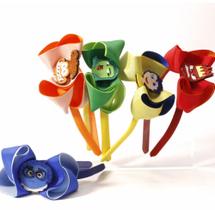 Tiara Infantil Divertidamente kit com 3 Colecionável C/ briho