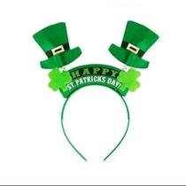 Tiara Irlandes com Cartola Verde Tiara Irlandes com Cartola Verde