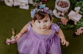 Tiara Jardim das Borboletas - Duas Voltas - Tamanhos P, M e G