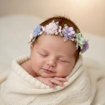 Tiara Jardim Encantado para Bebês e Adultos - Ajuste Perfeito Tiara Jardim Encantado para Bebês e Adultos - Ajuste Perfeito