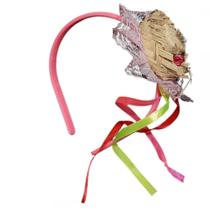 Tiara Junina Com Mini Chapeu De 6 Cm J509 Sortidos
