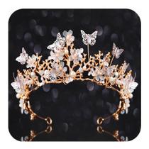 Tiara Kilshye Queen Crown: Tiaras e coroas douradas para mulheres