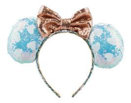 Tiara Lacinho Azul Minnie Adulto Infantil Festa Aniversário - Disney