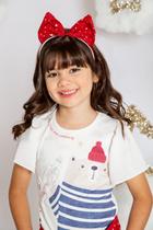 Tiara Laço Estrelas - Vermelho Único