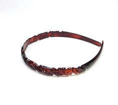 Tiara Lisa Tartaruga De Acetato 1,0 cm Lg