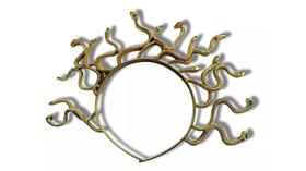 Tiara Medusa Cobras Serpentes Mitologia Grega Festa Fantasia