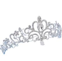 Tiara Noiva Debutante 15 Anos Dama Com Strass Flor