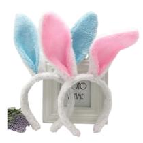 Tiara Orelha De Coelho Fantasia De Carnaval Halloween Escolar Orelhinha De Pascoa
