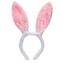 Tiara Orelhas De Coelho Em Pelúcia