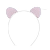 Tiara Orelhinha, Orelha de Gato Rosa Bebê Tiara Orelhinha, Orelha de Gato Rosa Bebê