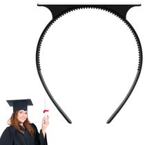 Tiara para Capelo de Formatura UQM Antideslizante Preta
