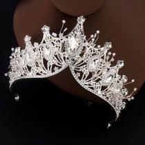 Tiara Para Noivas Noivado Debutante Formatura Linda tiara Coroa Acessórios de Casamento