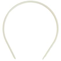 Tiara Para Segurar Cabelo Fitness 10mm Grosso Branco Com 10 Peças