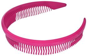 Tiara Plástica Dentes Grandes Para Cabelos TA-09L Com 01 Ou 12 Unidades