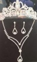 TIara Princesa, Colar, Brincos Cristal Noivas Rhinestone Casamentos, Noivas...